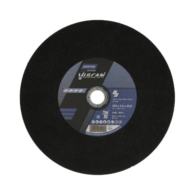 NORTON Disk Vulcan A30S, 350 x 3,5 x 32 mm, za metal, 10 + 1 komad