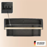 LEITZ Ladica 61970089 od tkanine, tamnosiva