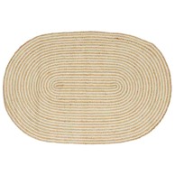 Tepih Prirodna i bijela 122×183 cm juta