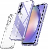 Maskica za Samsung Galaxy A35 5G, otporna na udarce, sa zaštitnim staklom, prozirna