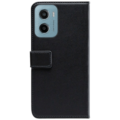 MOBILIZE PU kožna futrola tipa knjige za Motorola Moto E15 / G05, crna