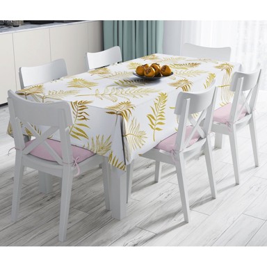 MINIMALIST CUSHION COVERS Pamučni stolnjak , 140 x 180 cm Gold Leaf