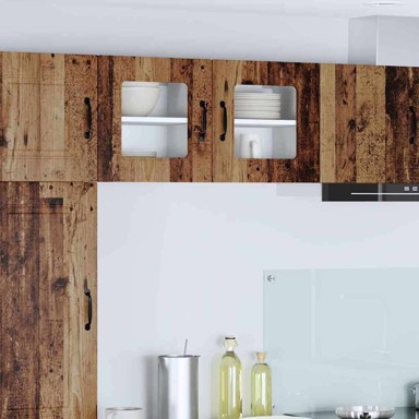 Zidni kuhinjski ormarić 2 kom 40 x 31 x 40 cm, staro drvo