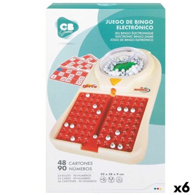 CB GAMES Bingo, automatski, karton, plastika (6 kom.)