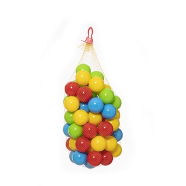 Set loptica u mreži, promjer 6,5 cm, 60 kom