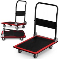 HUMBERG Transportna kolica s platformom HM-506, crno/crvena