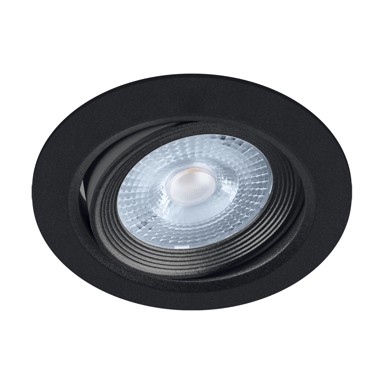 Ugradbena svjetiljka MONI, LED, C 5W, 4000K, crna