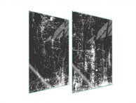 TMK Staklena zaštita za štednjak ili ploču za kuhanje iz dva dijela 35x52, grey