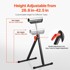 VEVOR Stalak za valjke podesive visine 430 x 495 x 697 mm sklopivi, set od 2 komada