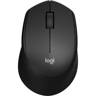 LOGITECH Bežični miš M330 Silent Plus, 2.4 GHz, crni