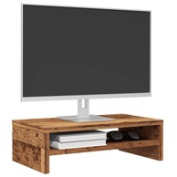 Stalak za monitor staro drvo 42x24x13 cm konstruirano drvo