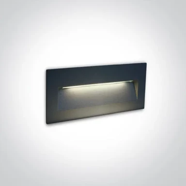 Vanjska ugradbena zidna LED svjetiljka, DM68068B/AN/V, 6 W, CCT, IP65, Dark Light, 230 V, antracit
