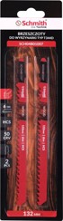 List pile u obliku slova t (t) za ubodnu pilu za drvo 132 mm 6 TPI hcs schmith
