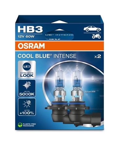 OSRAM Cool Blue Intense NEXT 12V, do 100% više svjetla, do 60% bjelije, 5000K