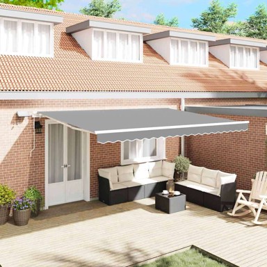 Nadstrešnica, 450x300 cm, metal, bijela