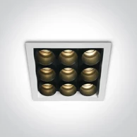 ONE LIGHT Ugradbena svjetiljka led 22w ww ip20 230v bijela dm50906c/w/w