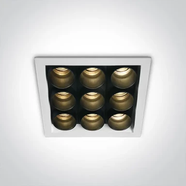 ONE LIGHT Ugradbena svjetiljka led 22w ww ip20 230v bijela dm50906c/w/w