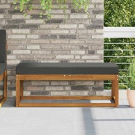 Jastučić za sjedenje na otvorenom, 115 x 40 x 8 cm, antracit