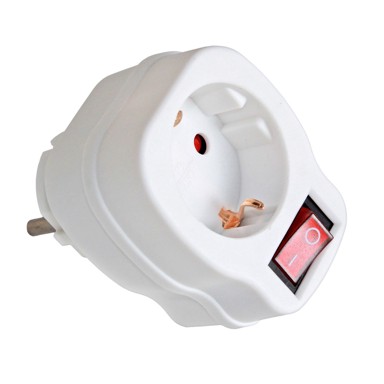 COMMEL Razdjelnik sa sklopkom, 16A, 250V, bijela, 240-301