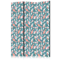 Paravan - Oriental Pond - Skupina japanskih riba koje plivaju u kristalno čistoj vodi s odsjajima svjetlosti 135 x 172, akustični