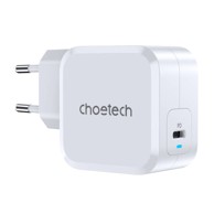 CHOETECH Mrežni punjač PD8007 USB-C PD45W, bijeli