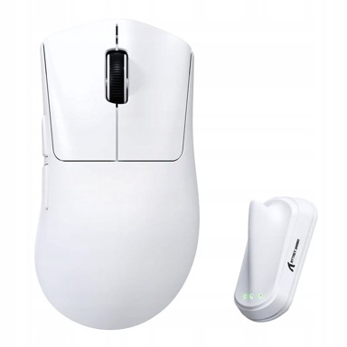 ATTACK SHARK Bežični gaming miš V8 Ultralight Nordic, PAW3950MAX, bijeli