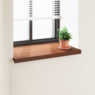 Prozorska klupčica, smeđe drvo, 80 x 50 x 4.5 cm, PVC