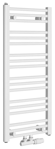 BRUCKNER Radijator ALBRECHT, 400 x 930 mm, središnji priključak, bijeli