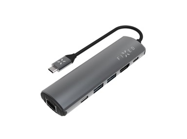 USB hub 6-PORT USB-C, za laptop i tabet