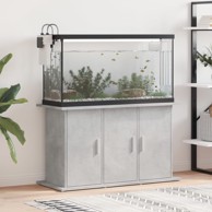 Stalak za akvarij boja betona 101x41x58 cm od konstruiranog drva