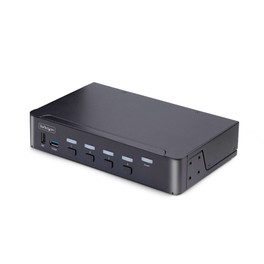 STARTECH KVM preklopnik D86A2-4-PORT-8K-KVM, 4-portni, 8K, crni
