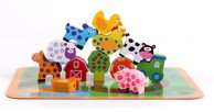 Drvene edukativne igračke, domaće životinje i farma
