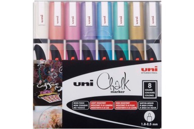 UNI marker PWE-5M, set 8 kom