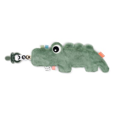 DONE BY DEER Mazilica i držač za dudu 4343813, Croco, zelena