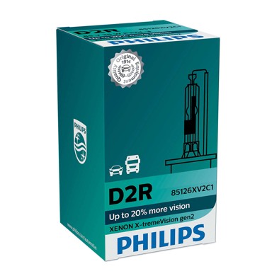 PHILIPS Žarulja X-treme Vision gen2 Xenon, do 150% više svjetla, do 20% bjelije (4800K)