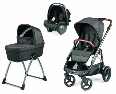 PEG PEREGO Dječja kolica Veloce Belvedere TC SLK 3u1, modularni sustav, siva