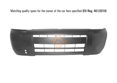ISAM Prednji branik Citroen Berlingo 96-08, 02- crni, Partner, 1301110