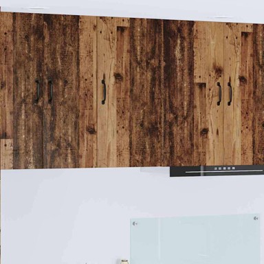 Zidni kuhinjski ormarić s policom 40 x 31 x 80 cm, staro drvo