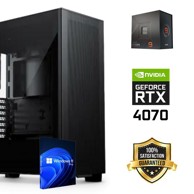 FUTURAIT Stolno računalo Workstation PC / AMD Ryzen 9 7900X, 48GB, 2TB SSD + 2TB HDD, RTX 4070, 750W, Windows 11 Pro