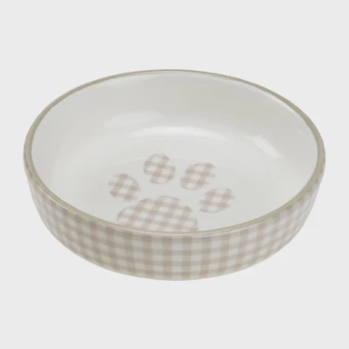 ANIONE Posuda za mačke Paw, keramička, okrugla, 200 ml