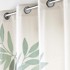 DOUCEUR D'INTÉRIEUR Bijela/zelena zavjesa 140x260 cm Nymphea