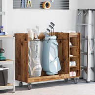 Golf ormar s kotačima 120 x 45 x 98 cm, staro drvo