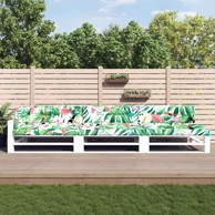 Jastuci za palete 7 kom, zelena/roza