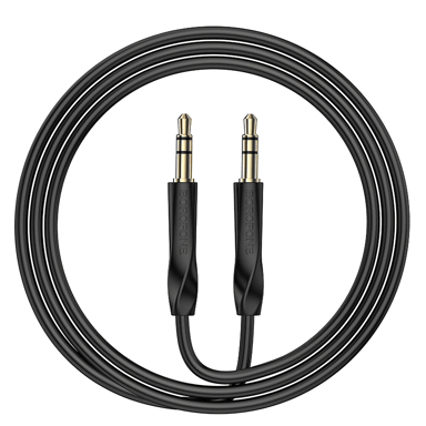 BOROFONE AUX kabel BL16, crni, 3.5 mm, 1 m