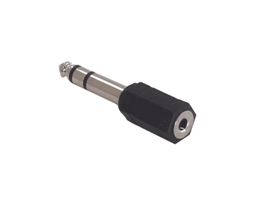 CABLETECH Adapter banana 3,5 mm - 6,3 mm stereo
