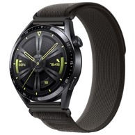 B-STRAP Velcro Nylon remen za Huawei Watch GT2 Pro, black