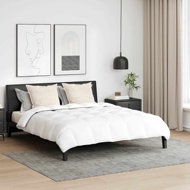 Zimski set jorgana s jastukom, 3 kom, 200 x 220 cm, bijeli