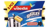 VILEDA Abrazivna spužva Glitzi Crystal, 9 komada