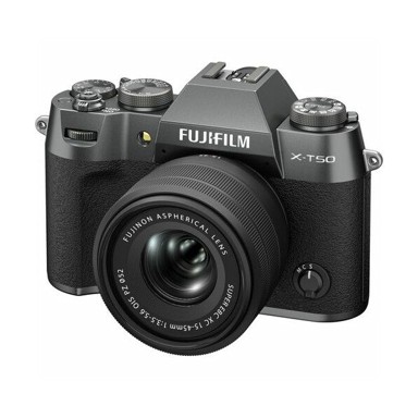FUJIFILM Digitalni fotoaparat X-T50, XC 15-45mm F3.5-5.6 OIS PZ, charcoal silver