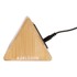 KARLSSON Digitalna budilica Triangle, prirodna